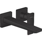 225mm væg t sort mat håndvaskarmatur 2-h metropol hansgrohe