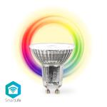 stk 1 par16 ios android g energiklasse k 6500 - 2700 hvid kølig til varm rgb w 5 lm 345 gu10 wi-fi led-spot smartlife nedis