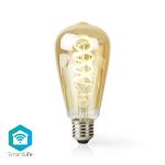 stk 1 st64 ios android glas k 6500 - 1800 hvid kølig til varm w 9 4 lm 360 e27 wi-fi glødepære led smartlife nedis