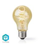 stk 1 pære ios android glas k 6500 - 1800 hvid kølig til varm w 9 4 lm 360 e27 wi-fi glødepære led smartlife nedis