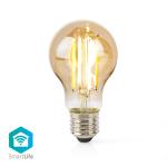 stk 1 pære ios android glas k 3000 - 1800 hvid varm w 7 lm 806 e27 wi-fi glødepære led smartlife nedis