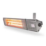aluminium ip65 vgmonterbar varmeindstillinger 9 w 2000 terrassevarmer nedis