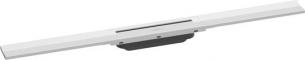 hvid mat afkortes kan mont fri mm 800 bruseafløb flise til kappesæt flex raindrain hansgrohe