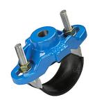ggg50 stbejern gas 106-130mm 2 x dn100 anboringssadel romacon