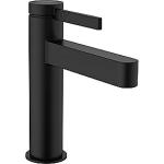 sort mat bundventil push-open med 110 håndvaskarmatur 1-grebs finoris hansgrohe