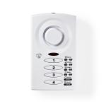 hvid batteri alarm vindue dr nedis