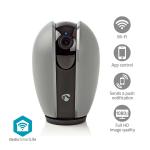 mørkegrå hvid ios android nattesyn inkluderet ikke microsd mulighed storage cloud tilt pan 1080p hd full wi-fi kamera indendørs smartlife nedis