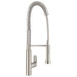 supersteel tud 234mm forbruser med storkkkenarmatur k7 grohe