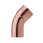 nippel muffe kl lodning til kobberfitting 4 3 gr 45 bjning