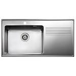 blank hanehul strainer med hjre til bakke 970x510mm kkkenvask omnia juvel intra