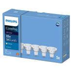 5-pak 36 827 mr16 35w 4w 4 ledspot corepro philips