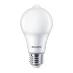 mat 840 a60 e27 60w 8w sensor med standard led master philips