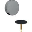 blankforkromet hvid excenter-garniture til d52 split slutmontagest geberit