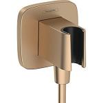 bronze brushed håndbruser til 2 1 slangeudtag q fixfit hansgrohe
