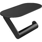 sort mat hylde med papirholder wallstoris hansgrohe