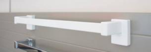 magnetisk hvid 550mm hndliste thermrad