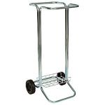 ikke medfølger affaldssække 100l t 5x44x42cm 93 stål galv 100l hjul med affaldsstativ