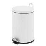 spandeposer ekskl 26x17cm inderspand plast med stlspand 3l hvid eko pedalspand