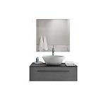 v 230 square 100x100cm led spejl luxor