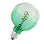 dmpbar e27 18w 816 5w 4 200lm tynd ultra filament spiral grn krllet globe led 1906 vintage osram