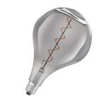 dmpbar e27 15w 817 5w 4 100lm tynd ultra filament spiral smoke grape led 1906 vintage osram