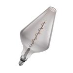 dmpbar e27 15w 818 4w 110lm tynd ultra filament spiral smoke kegle led 1906 vintage osram