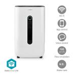 h m 195 hygrostat justerbar play google store apple ventilation vasketøj tørt kontinuerlig affugtning dag l 20 wi-fi affugter smartlife nedis