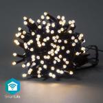 ios android m 0 10 s led 100 hvid varm wi-fi snor led dekorativ smartlife nedis