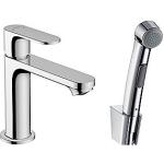 krom bv u cm 160 bruserslange og bidettehåndbruser med 110 håndvaskarmatur 1-grebs s rebris hansgrohe