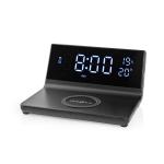 funktion snooze alarmtider 2 han usb-a w 15 10 5 7 5 certificeret qi ladning trdls med vkkeur nedis