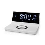 funktion snooze alarmtider 2 han usb-a w 15 10 5 7 5 certificeret qi ladning trdls med vkkeur nedis