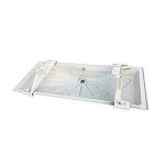 vægkonsol til eltracing med river blue mm 1050x400 kondensbakke tecnosystemi
