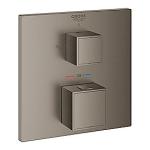 graphite hard børstet håndbruser hoved til 158x158mm termostatarmatur cube grohtherm grohe