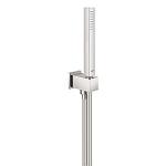 forkromet slange hndbruser med 2 1 1250mm slangeudtag cube euphoria grohe