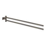 graphite hard brstet svingbar 2arme 439mm hndkldeholder new cube essentials grohe