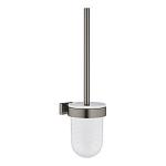 graphite hard brstet holder toiletbrste new cube essentials grohe