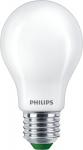 glas mat a60 830 e27 60w 4w standard led efficient ultra master philips