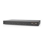 sort metal fjernstyret gbps 18 60hz 4k output hdmi 4x -indgang hdmi 4x rs232 1x strøm dc s port 4-port x 4 switch matrix hdmi