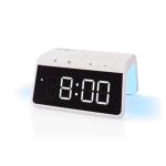 funktion snooze alarmtider 2 natlys han usb-a w 15 10 5 7 5 certificeret qi ladning trdls med vkkeur nedis