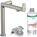 finish stål rf set starter 1jet 240 filtersystem m91 aqittura hansgrohe