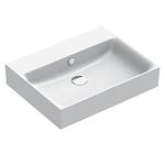 glasur antibakteriel og rengøringsvenlig overløb med hanehul uden 600x470mm håndvask premium60 catalano