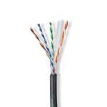 gaveske sort pe runde udendrs m 0 100 cca utp u solid cat6 roll netvrkskabel