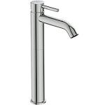 krom bundventil træk-op med håndvaskarmatur ceraline standard ideal