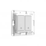 white - 2 switch wall shelly