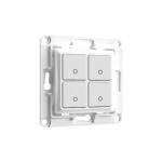 white - 4 switch wall shelly