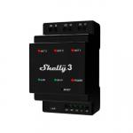 kontaktst potentialfrit med faser kanaler 3 rel wifi - 3 pro shelly