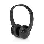 sort volumenkontrol stemmestyring understtter kontrol truk mikrofon indbygget timer 8 batteritid maksimal hovedtelefoner on-ear trdlse nedis