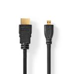 box sort pvc runde m 00 2 gbps 2 10 30hz 4k micro-stik hdmi stik hdmi ethernet med kabel hdmi speed high