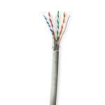 trkboks gr pvc runde indendrs m 0 305 cca ftp s solid cat6 roll netvrkskabel