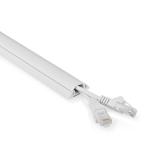 hvid pvc mm 12 kabel på tykkelse maksimal stk 1 kanal management kabel